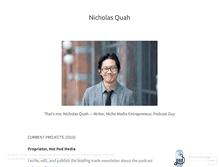 Tablet Screenshot of nicholasquah.com